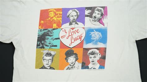 Rare Vintage I Love Lucy 1992 CBS TV Show Promo T Shi… - Gem