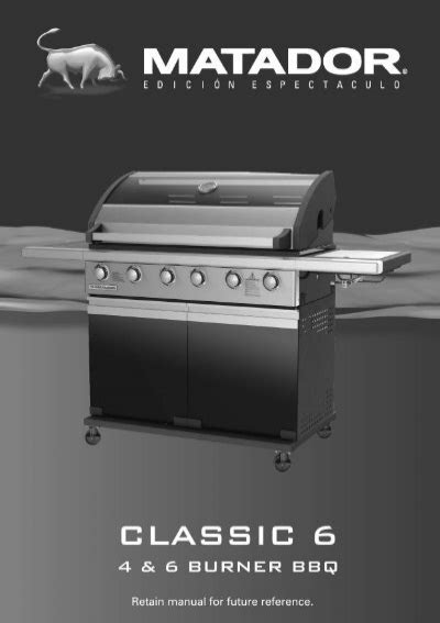 Download Pdf Manual Matador Bbqs