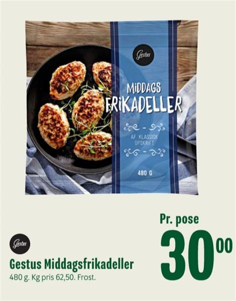 Gestus Frikadeller Tilbud Hos Min K Bmand