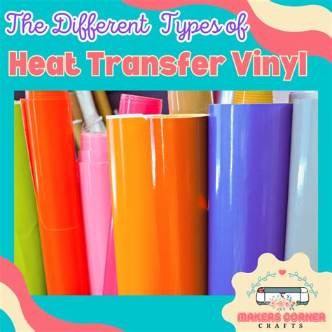 The Different Types of Heat Transfer Vinyl (HTV)