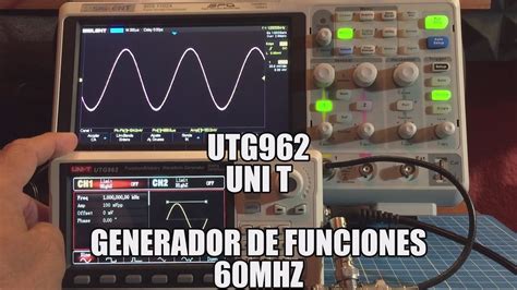 UTG962 UNI T ARB Waveform Generator Generador De Funciones Arbitrarias