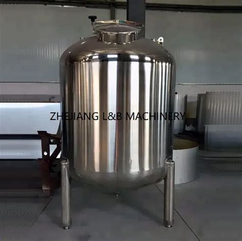 Food Grade SS304 SS316L Liquid Storing Vessel Customized Drum Jacketed