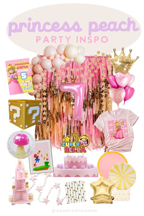 Princess Peach Birthday Party Artofit