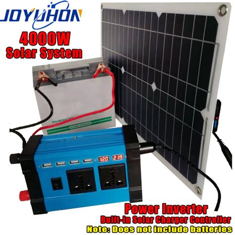 Solar System W Inverter Built In Solar Controller W Solar Panel