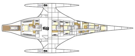 adastra trimaran  superyacht built  china