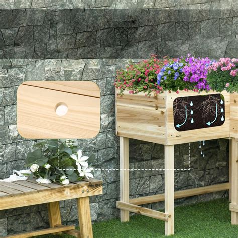 Wholesale 3 Tier Raised Garden Bed Freestanding Planter Box For