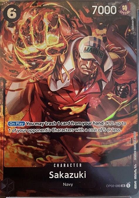 Sakazuki Alternate Art OP02 099 Prices One Piece Paramount War