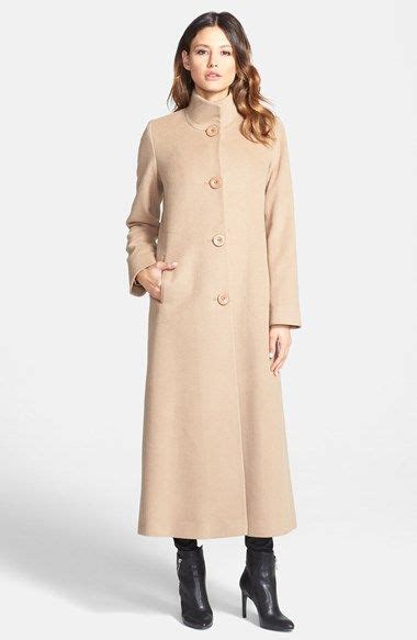 Fleurette Stand Collar Long Cashmere Coat Nordstrom Cashmere Coat