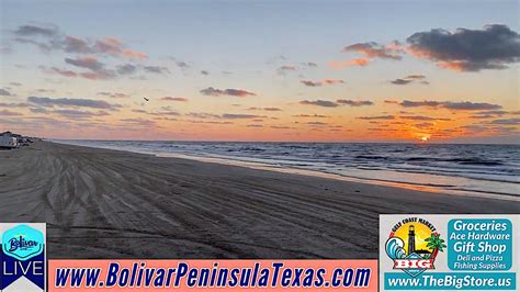 Crystal Beach, Texas Friday Painted Sky Sunrise Beachfront.