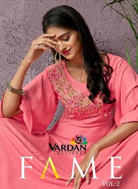 Vardan Fame Vol 2 Latest Designer Party Wear Long Heavy Rayon Stylish