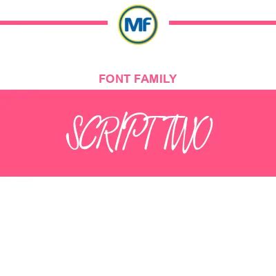 Script Two Font Family: Download Free | MaisFontes