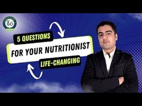 What Are The Questions You Should Ask Your Nutritionist Go Nature By