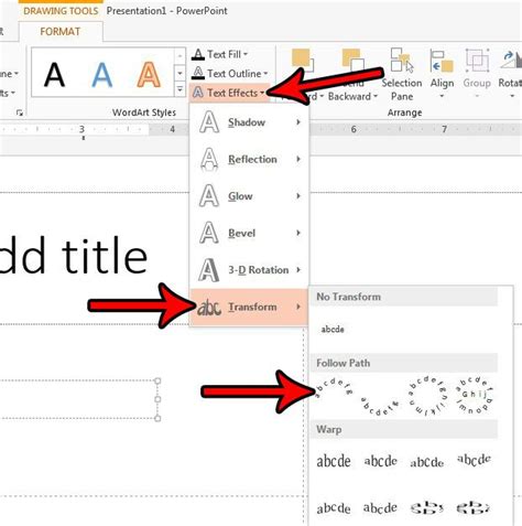 How To Make Curved Text In Powerpoint 2013 Solve Your Tech