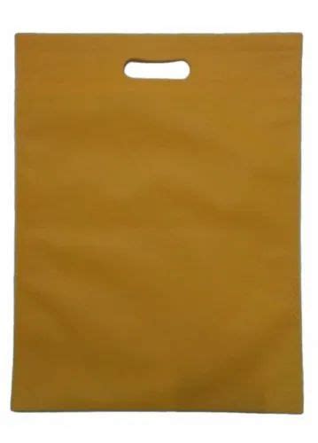 Yellow Plain Promotional D Cut Non Woven Bag Capacity 2 Kg At Rs 135