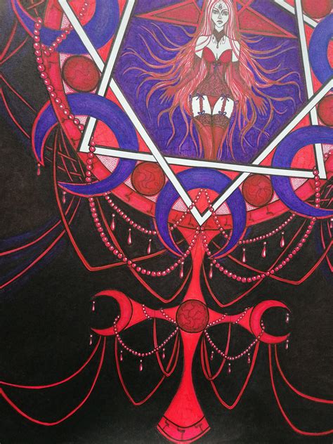 Babalon Original Art Venus Mirror Traditional Artwork Goddess Etsy Uk