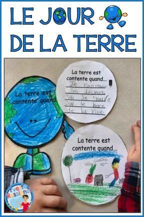 Comptine Et Activit S Pour Le Jour De La Terre French Earth Day