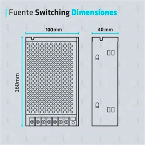 Fuente Switching 12v 10a 10amp Reales Tira Leds Camara Cctv Productos