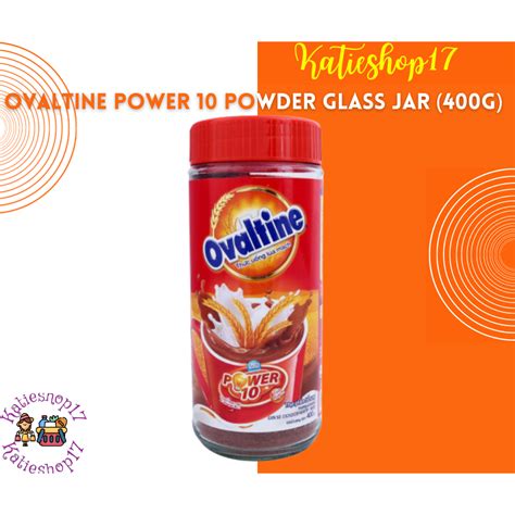 Ovaltine Power 10 Powder Glass Jar 400g Shopee Philippines