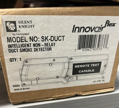 Silent Knight Sk Duct Duct Smoke Detector Ebay