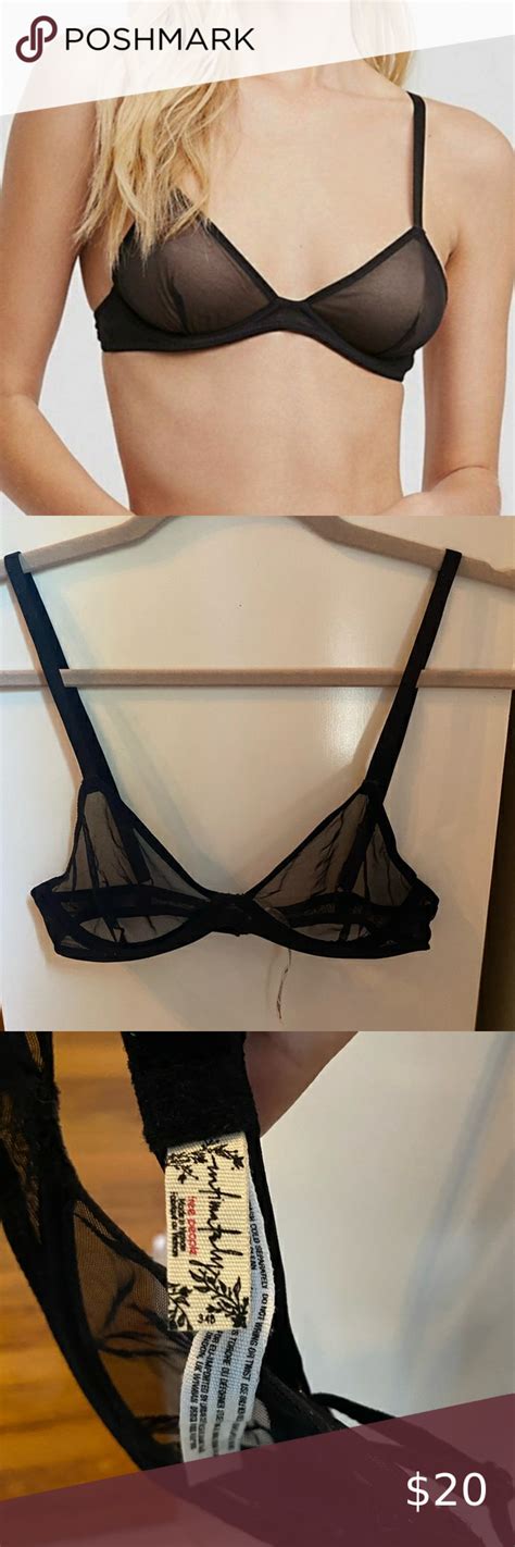 Free People Sheer Mesh Triangle Bra Black Triangle Bra Clothes Design Free People