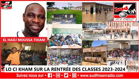 Sud Fm Lo Ci Kham Du Septembre Sur La Rentr E Des Classes Avec