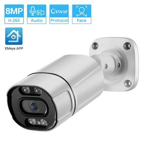 XMeye cámara IP ONVIF de 8MP videocámara impermeable de 5MP para