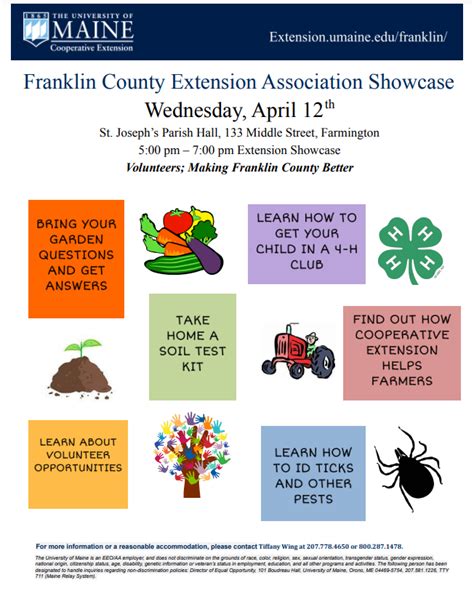 Franklin County Extension Association Annual Meeting April 12 Daily