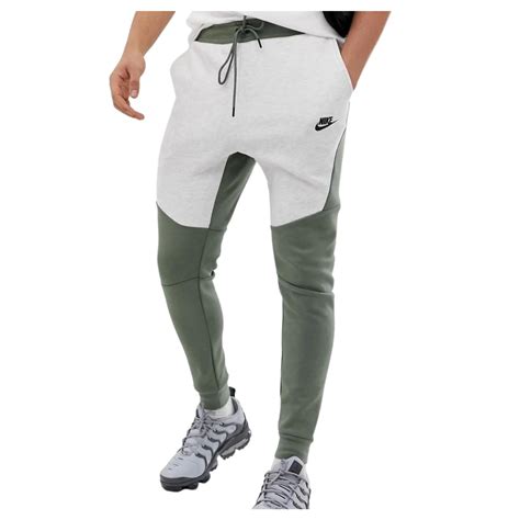 Old Season Nike Tech Fleece Joggers Green White Refurbished Traxcentric