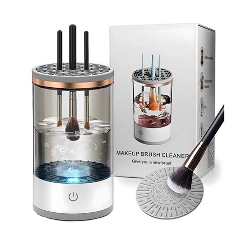 Nettoyeur De Pinceaux De Maquillage Lectrique Chargement USB Brosse