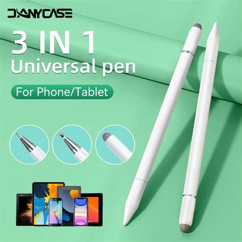 L Piz Stylus Universal 3 En 1 Para IPad Samsung Sin Carga Tel Fono