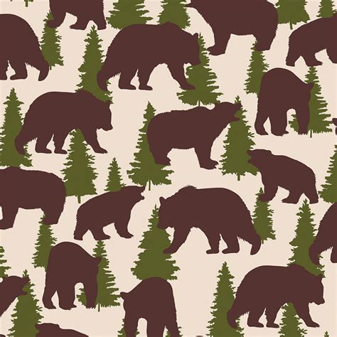 Great Outdoor Flannel Wild Bears Cream 14666f07b By Benartex Fabrics The Quilt Shack