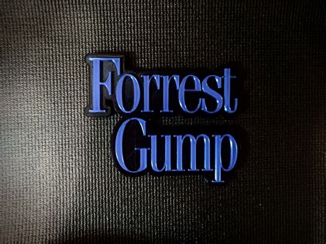 Forrest Gump Movie Logo Shelf Wall Art Display Desk Art | Etsy