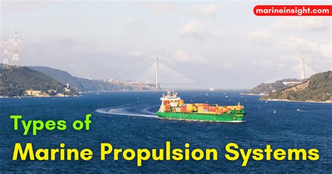 Different Types Of Marine Propulsion Systems Used In The Shipping World