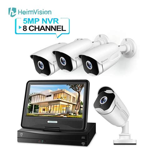 Heimvision Hm Mp Poe Security Camera System Ch Nvr Kits Outdoor