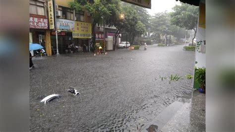 午後大雷雨猛襲！ 新北永和區國光路淹到膝蓋 樹林中山地下道封閉｜四季線上4gtv