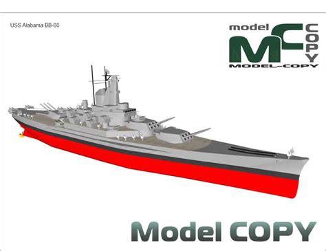 Uss Alabama Bb D Model Model Copy Default