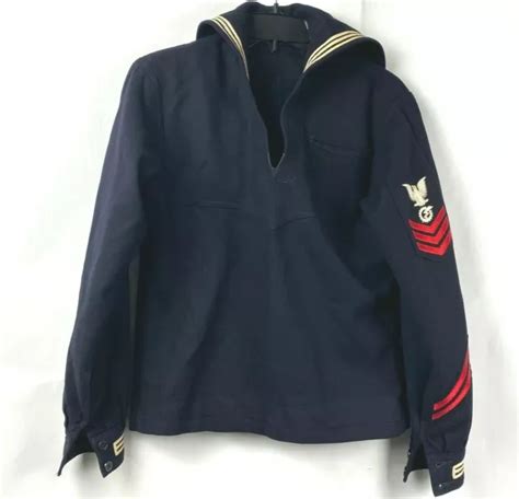 Wwii Us Navy Jacket Cracker Jack Uniform First Class Petty Officer