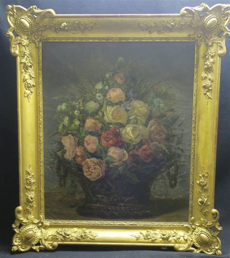 Proantic Tableau Bouquet De Fleurs