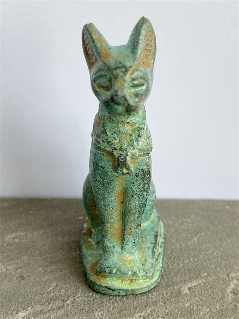 Chat Gyptien De La Statue De La D Esse Bastet Petit Made Etsy