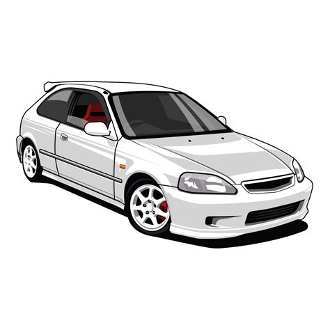 Civic Car illustration vector design 27508973 Vector Art at Vecteezy