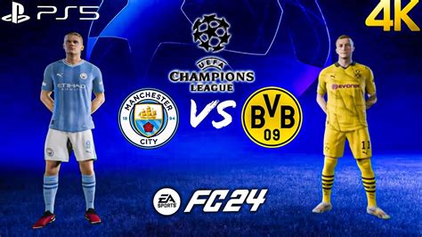 Fifa 24😱 Manchester City Vs Dortmund Uefa Champions League Final