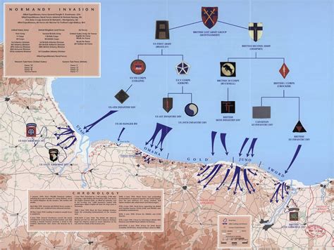 D Day Landings Map