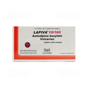 Lapiva 10 160 FC Kaplet Manfaat Dosis Efek Samp