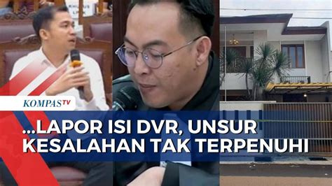 Tim Penasihat Hukum Arif Rachman Lapor Isi DVR CCTV Unsur Kesalahan