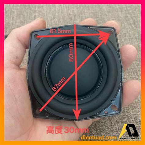 Mua Củ Loa Mid Bass Eastech 3inch 4ohm 20W siêu mỏng DIY loa