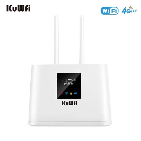 Kuwfi Indoor G Wifi Router Mbps G Sim Unlocked With Pcs External