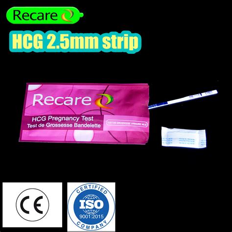 Colloidal Gold Rapid Strip Pregnancy Test Strip Quick Strip Test De