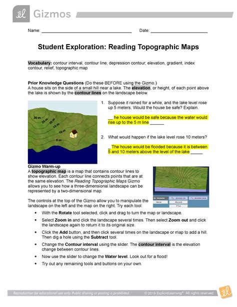 Reading Topographic Maps