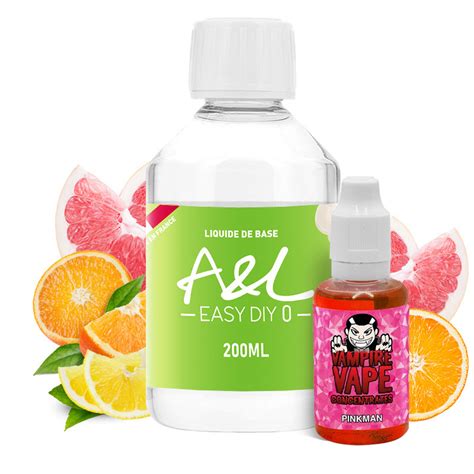 A L Pinkman 200ml DIY Pack Easy DIY Pack Citrus Fruits A L