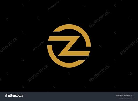 Letter OZ Logo Design Monogram O And Z Type Royalty Free Stock